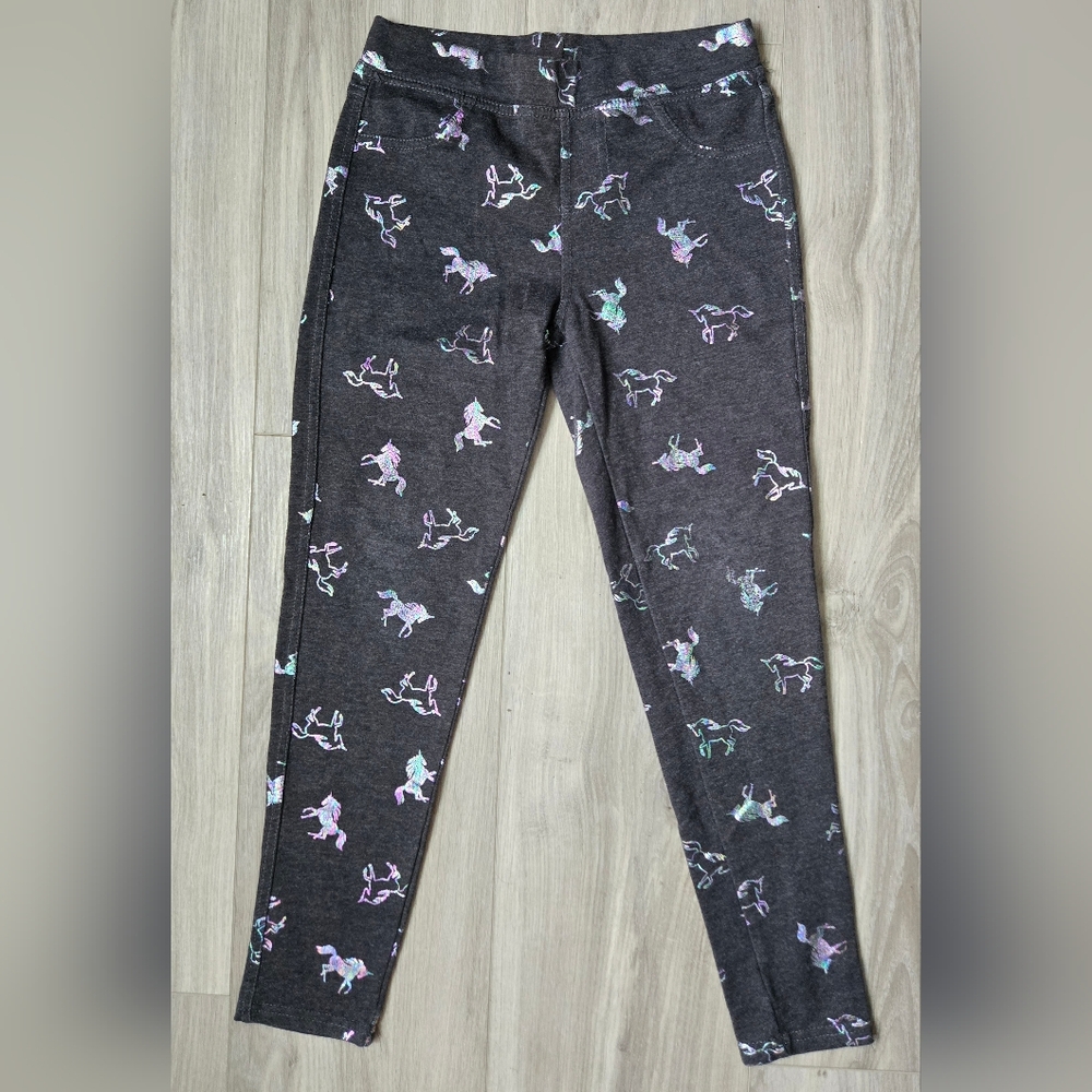Girls Unicorn Jeggings